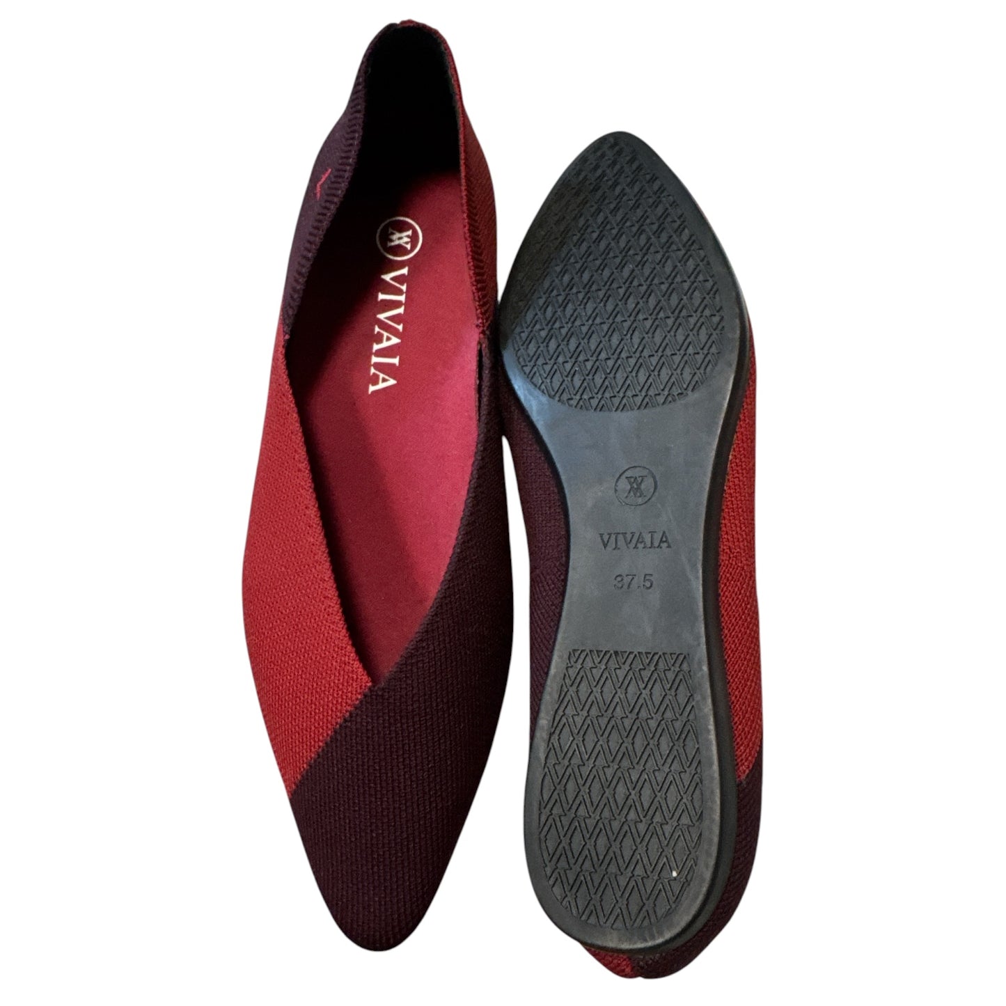 VIVAIA POINTED TOE KNIT FLATS – SIZE 37.5