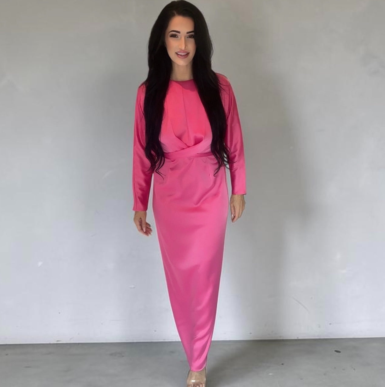 LONG SLEEVE MAXI DRESS