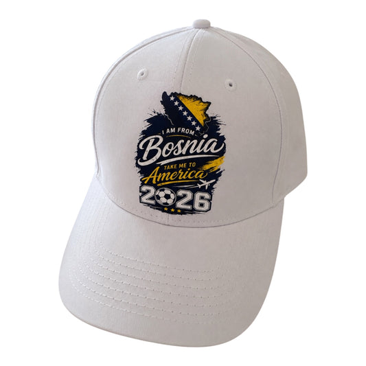 I AM FROM BOSNIA TAKE ME TO AMERICA HAT