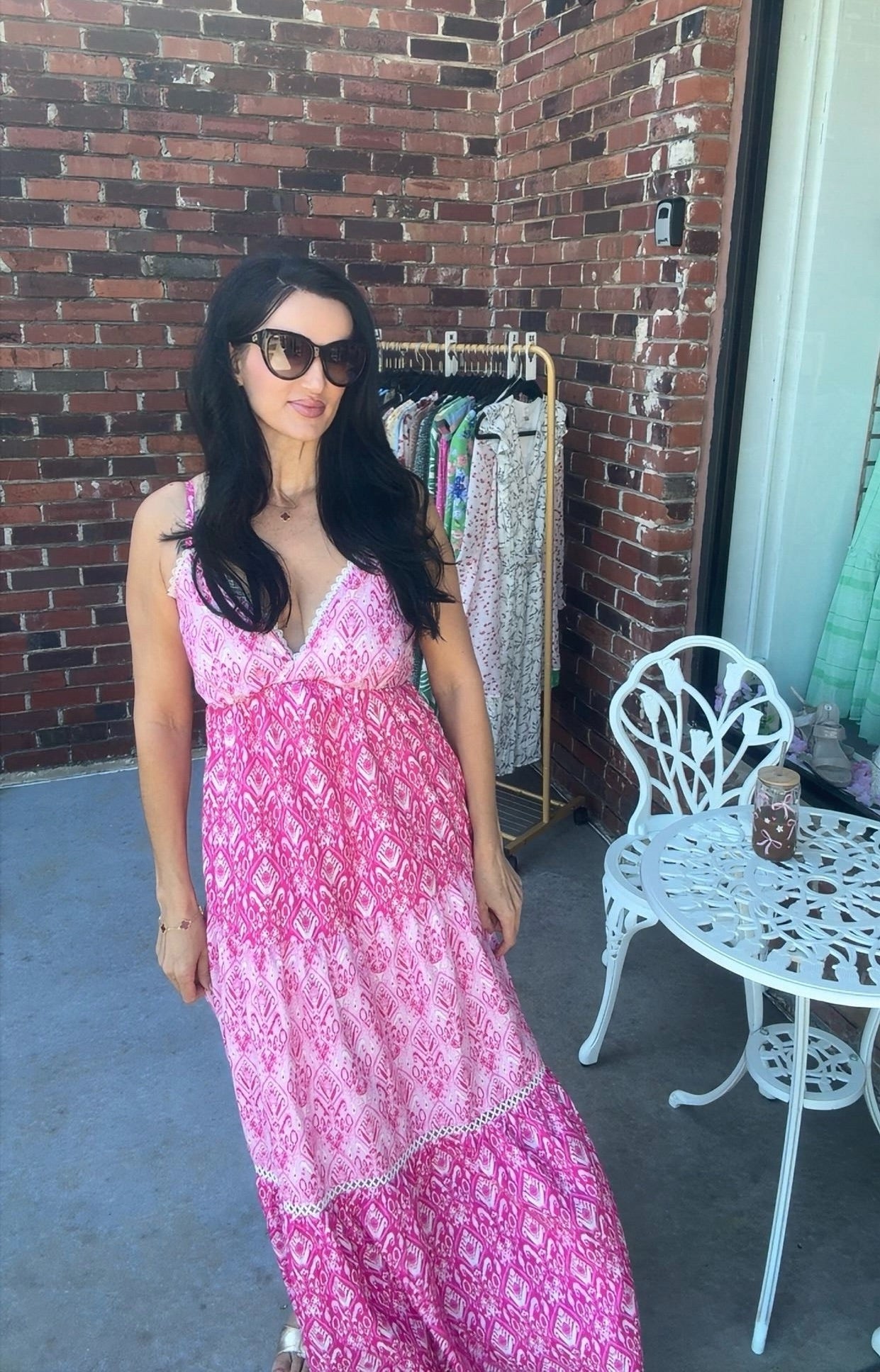 Fuchsia Maxi Dress