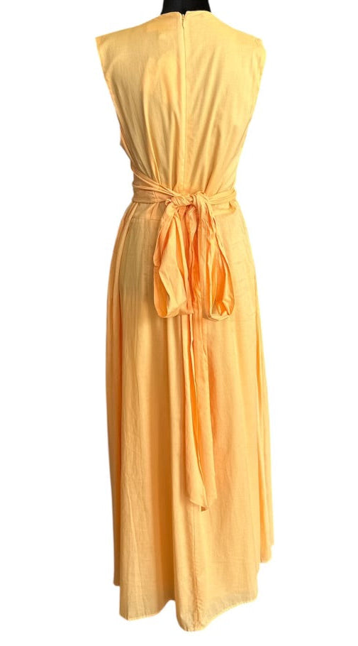 BANANA REPUBLIC YELLOW MAXI DRESS – SIZE 14 – NWT