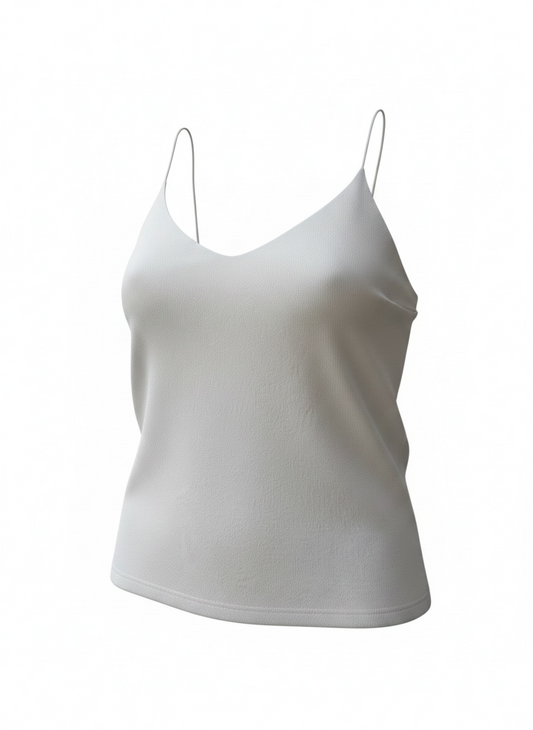 EVERLANE 100% SILK WHITE CAMI TOP – SIZE 4