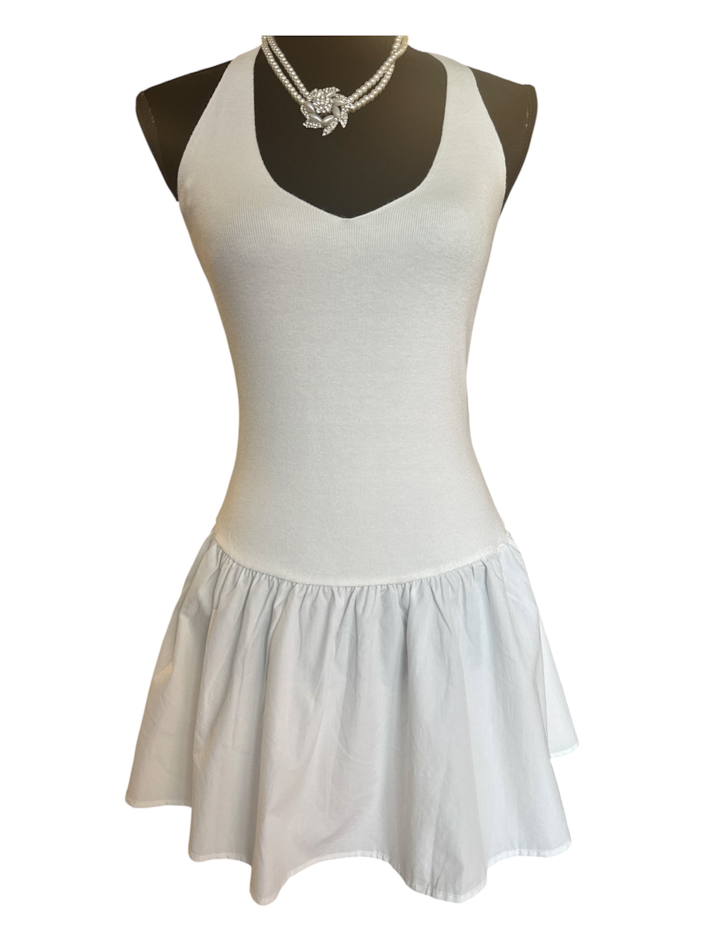 PEPPERMAYO RIN MINI DRESS – WHITE – SIZE S/M – NWT