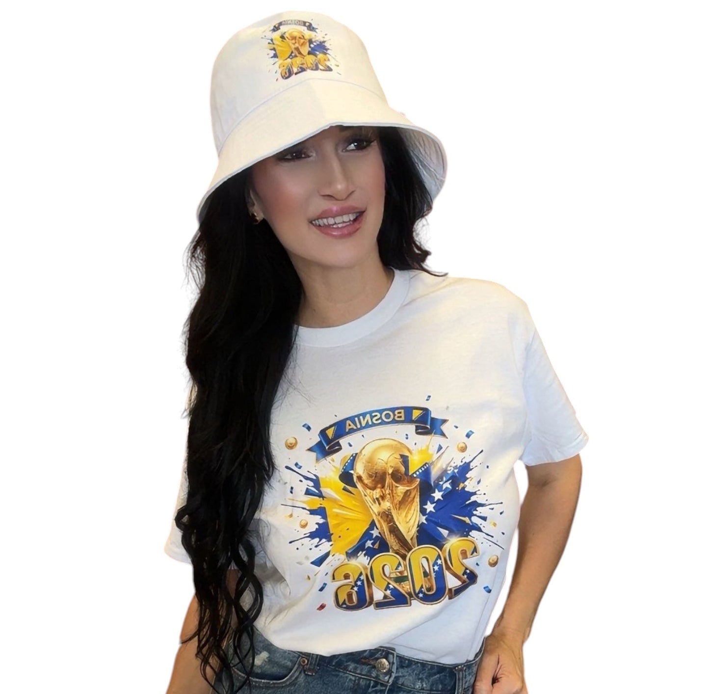 BOSNIA 2026 WORLD CUP BUCKET HAT – ONE SIZE