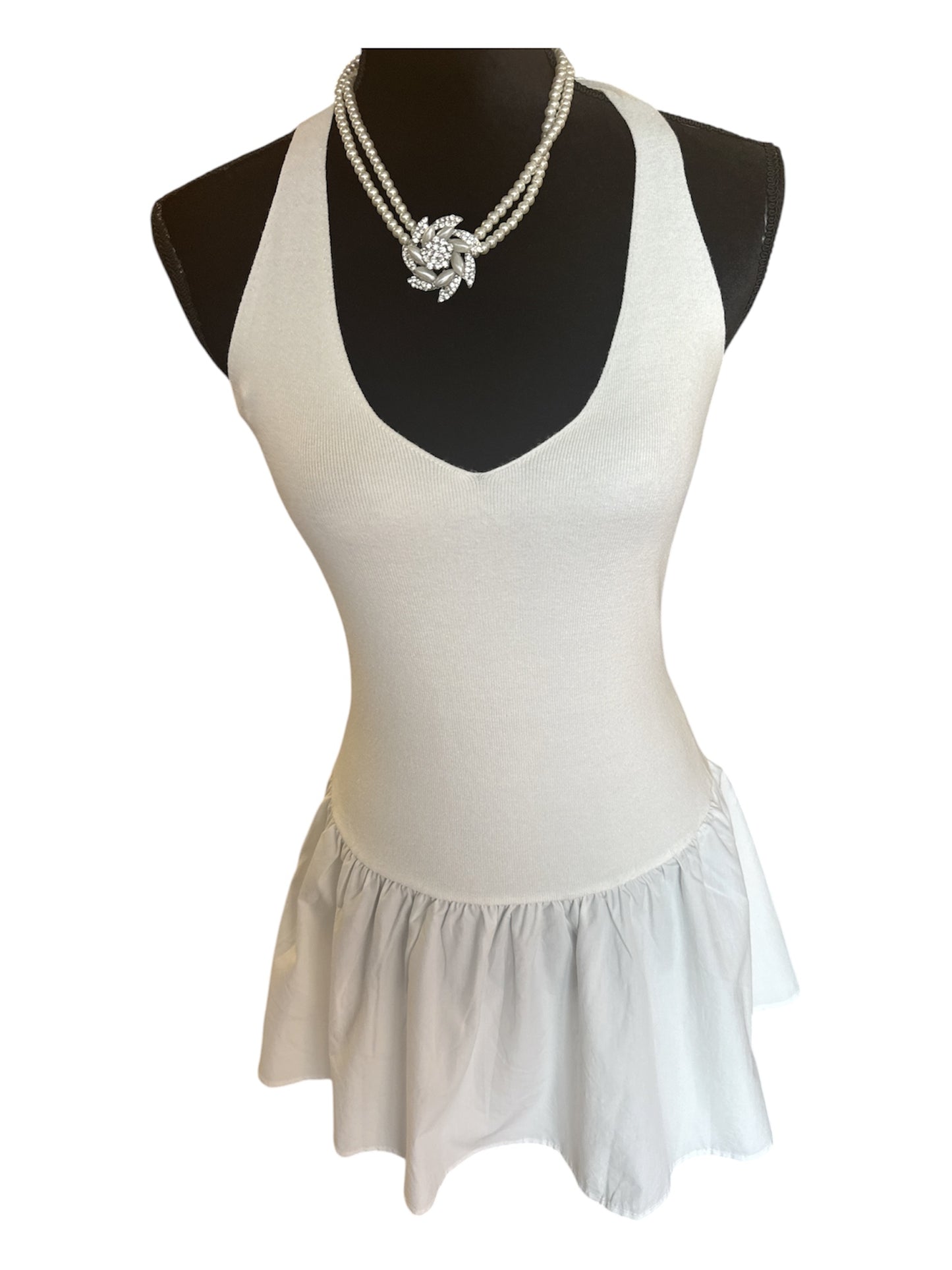 PEPPERMAYO RIN MINI DRESS – WHITE – SIZE S/M – NWT