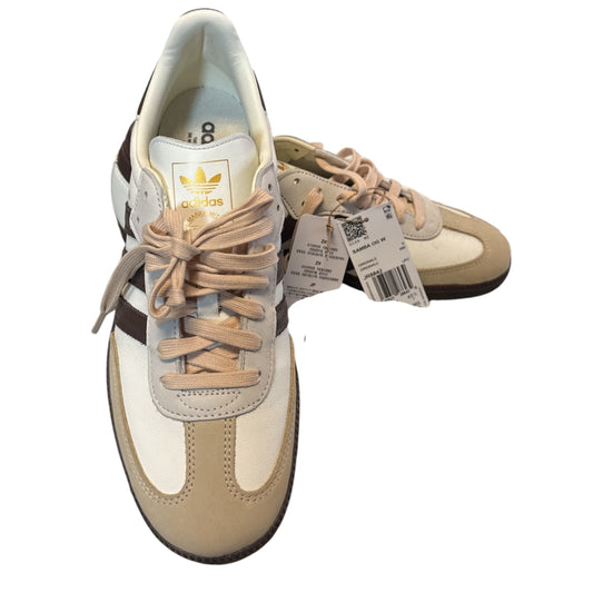 ADIDAS SAMBA OG W CREAM & BROWN SNEAKERS – SIZE 10.5 NWT