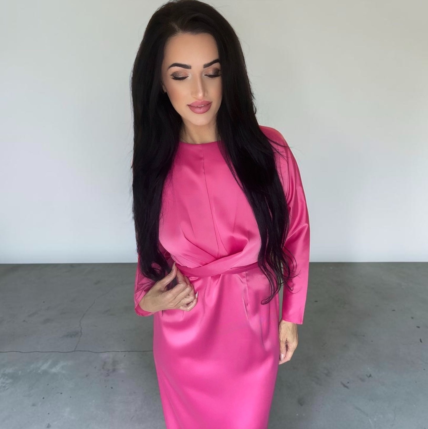 LONG SLEEVE MAXI DRESS
