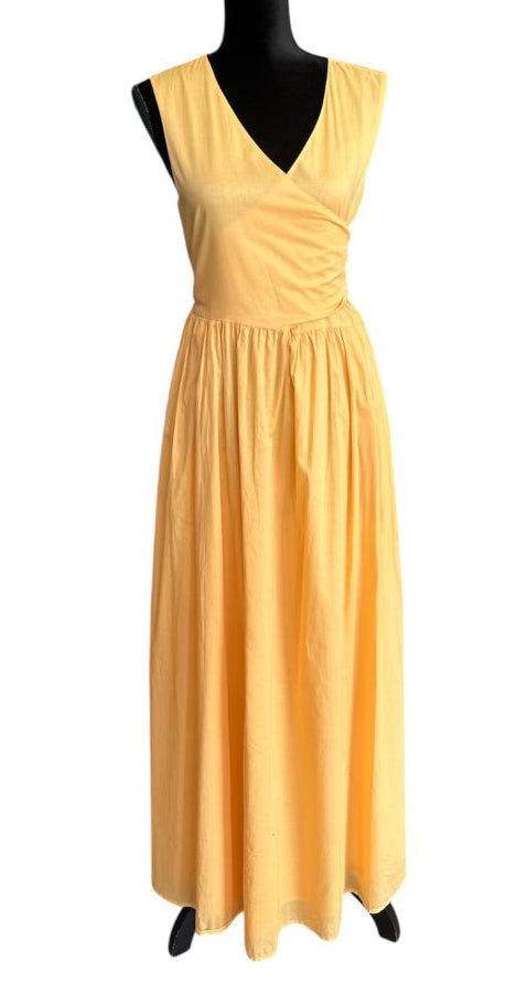 BANANA REPUBLIC YELLOW MAXI DRESS – SIZE 14 – NWT