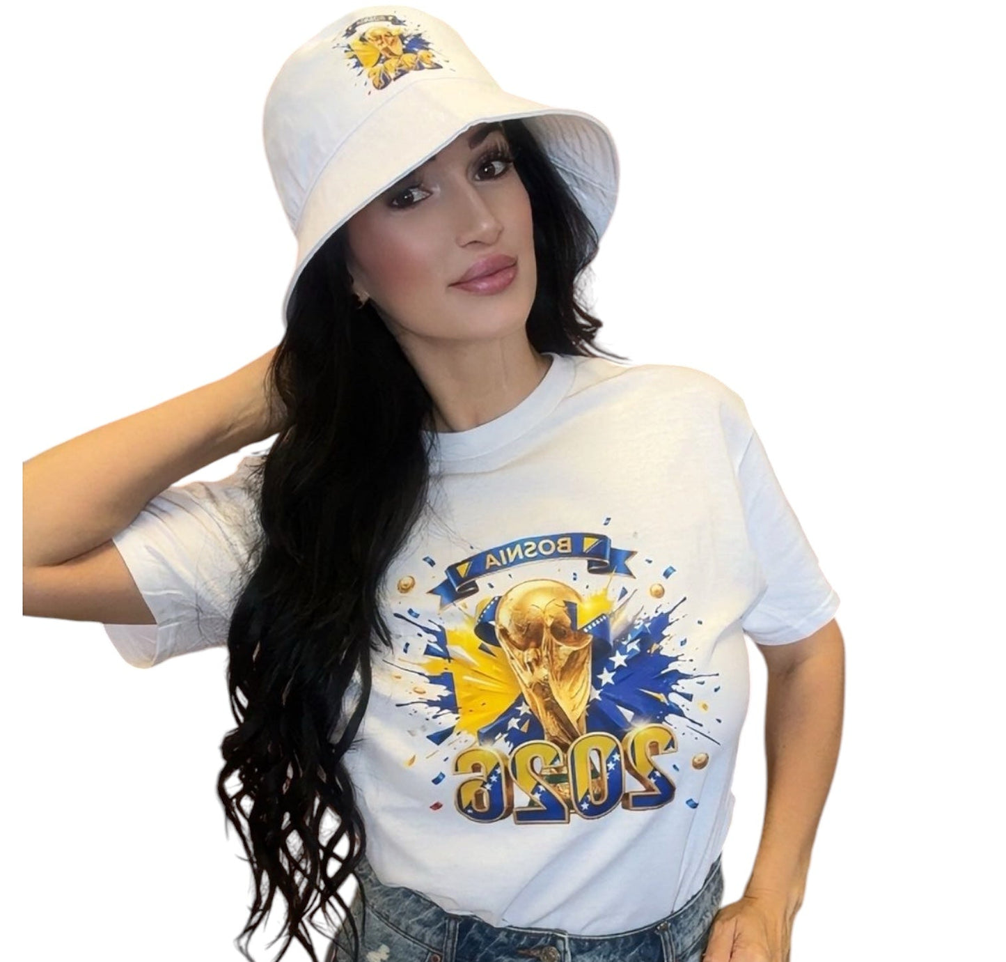 BOSNIA 2026 WORLD CUP BUCKET HAT – ONE SIZE