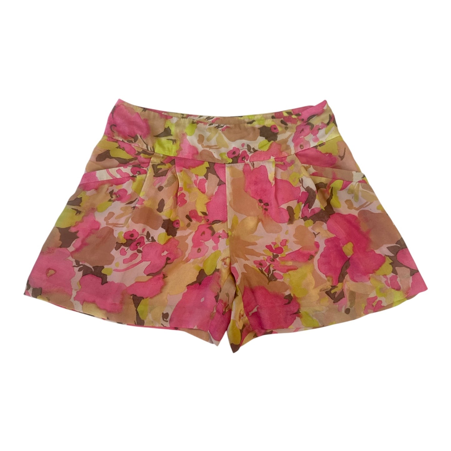 LOFT FLORAL PLEATED SHORTS – SIZE 6