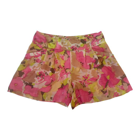 LOFT FLORAL PLEATED SHORTS – SIZE 6