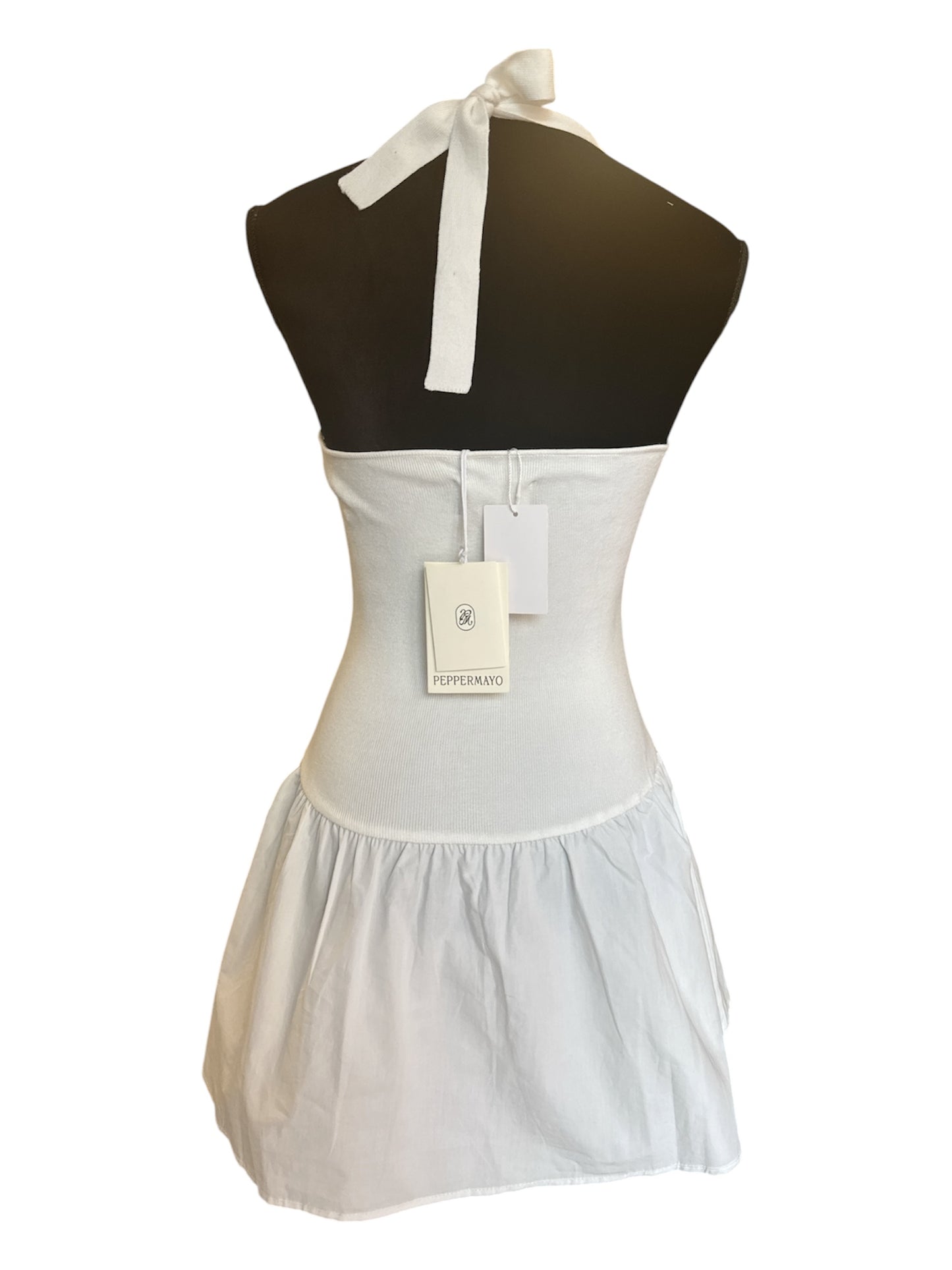 PEPPERMAYO RIN MINI DRESS – WHITE – SIZE S/M – NWT