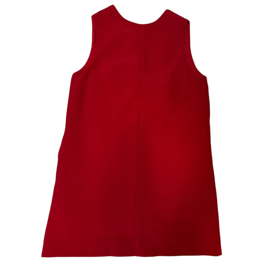 MISSGUIDED RED BOW DETAIL SHIFT MINI DRESS – M