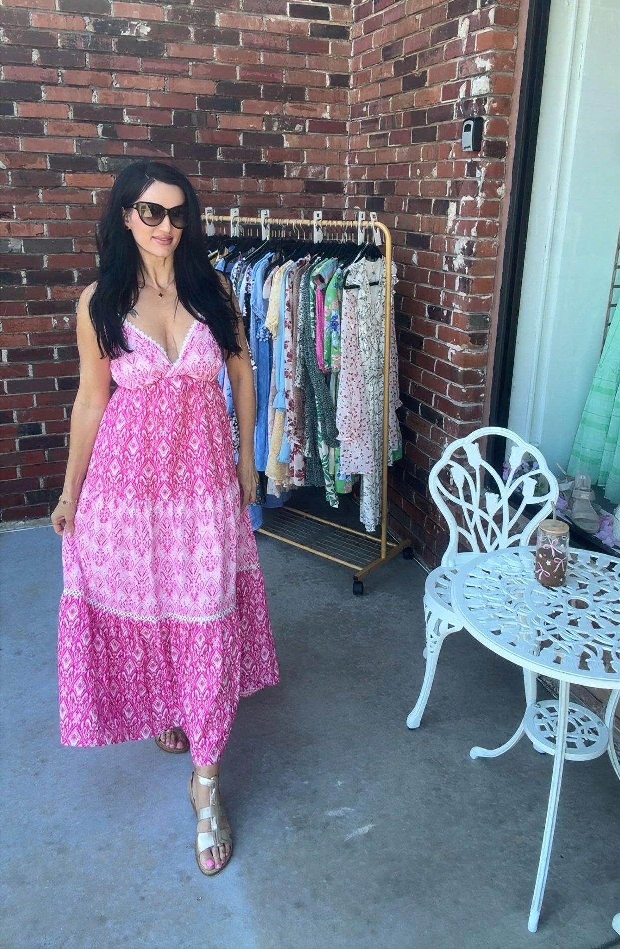 Fuchsia Maxi Dress