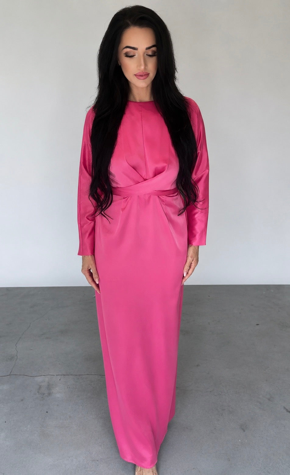 LONG SLEEVE MAXI DRESS