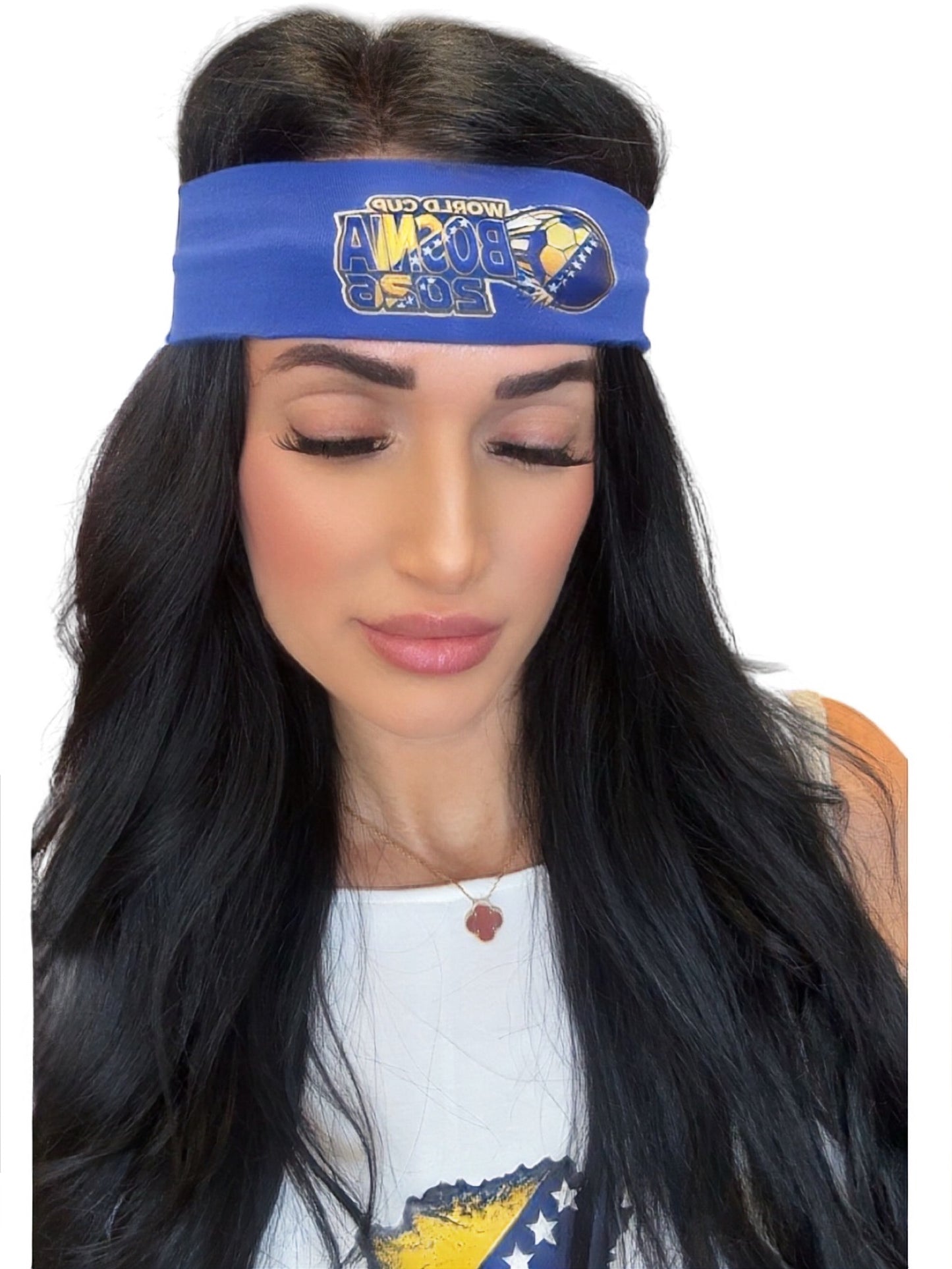 BOSNIA 2026 GAME DAY HEADBAND – ROYAL BLUE